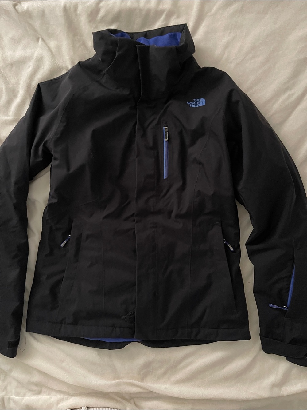 The North Face Black Jacket Blue Accents Women’s M